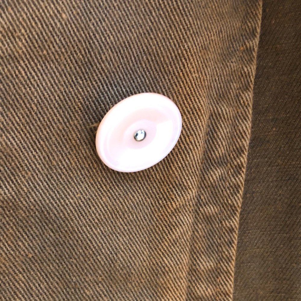 Vintage Unbranded Men's Military Brown Workwear Chore Jacket - Picture 3 of 9
